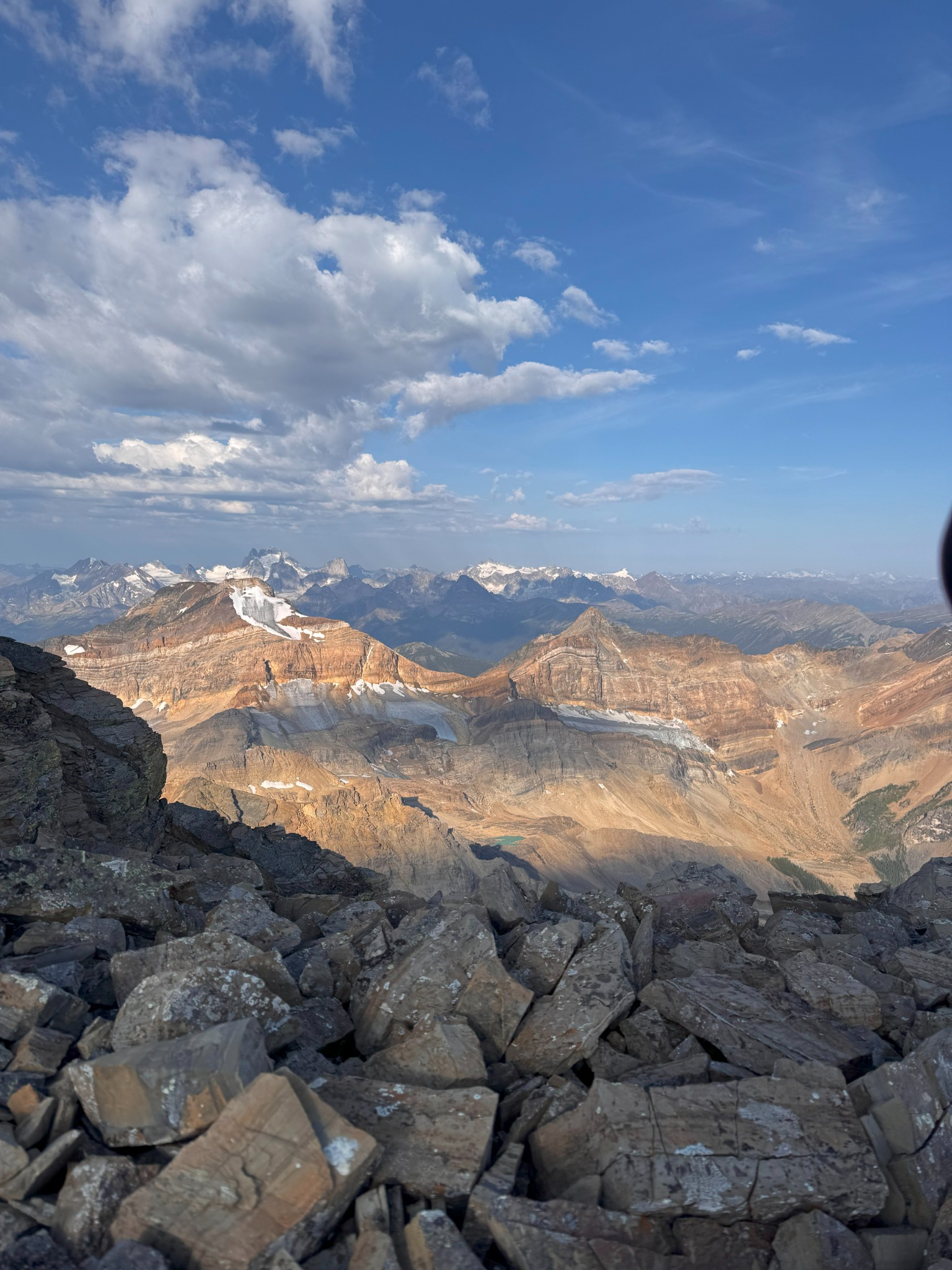 Mountain ranges and rocky alpine terrain